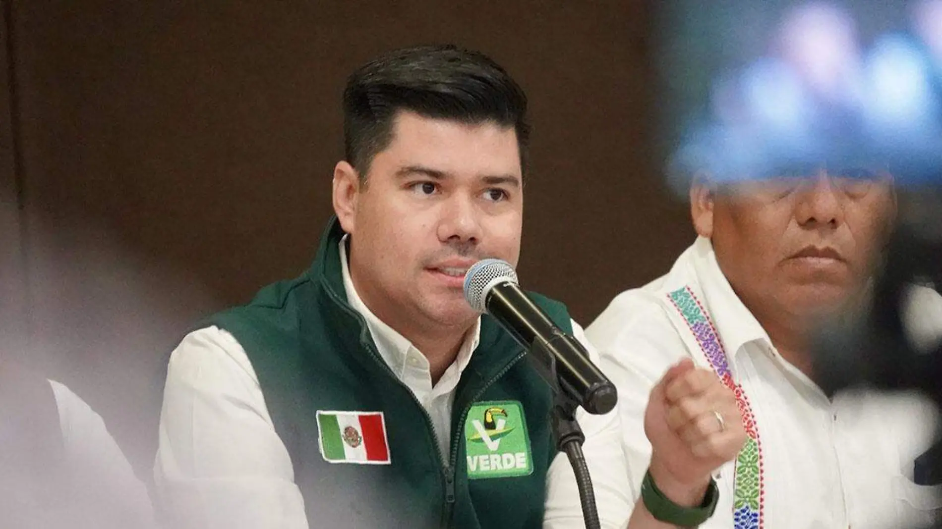 El dirigente estatal del Partido Verde Ecologista de México (PVEM), Jaime Natale Uranga